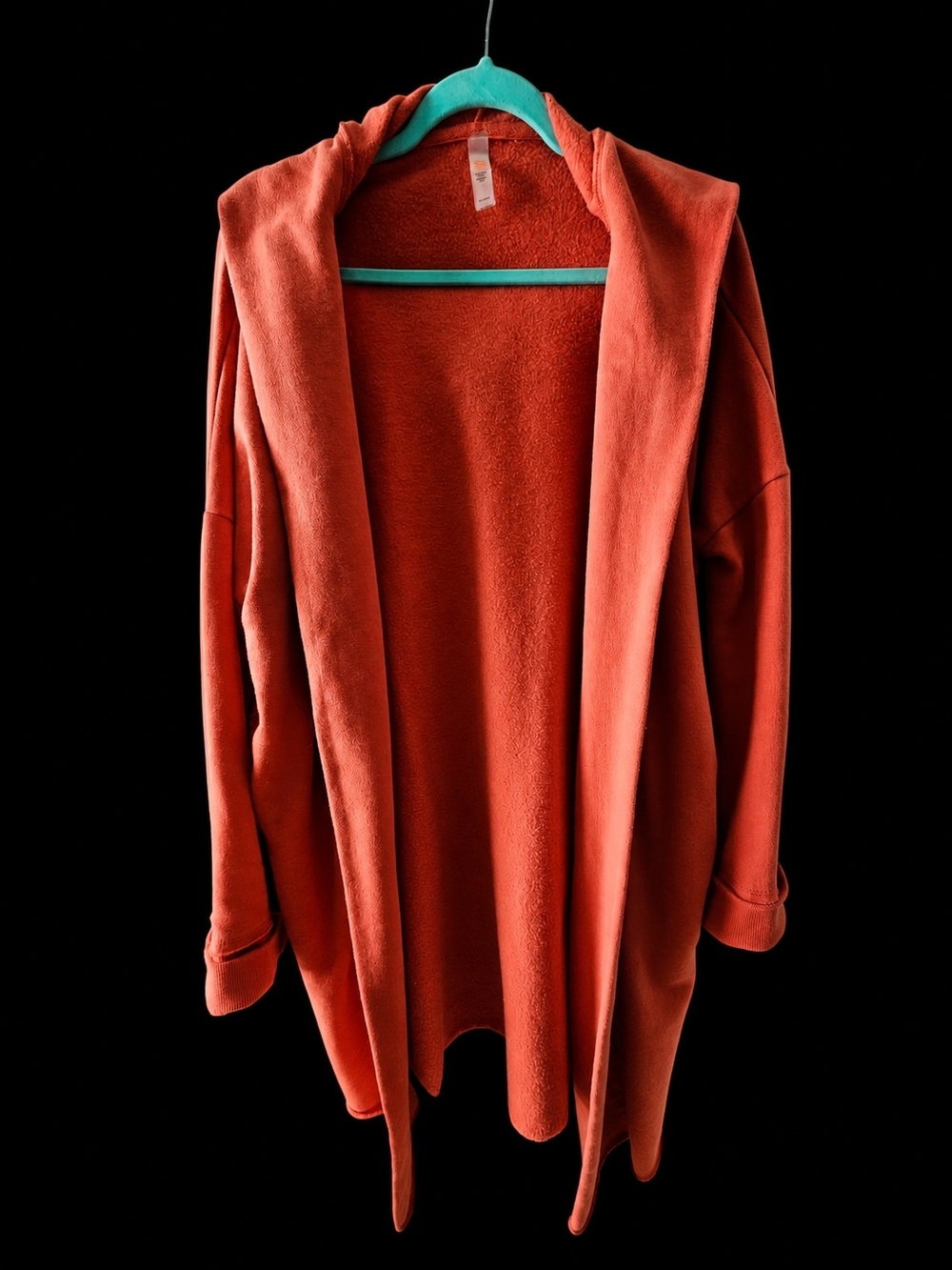 Longline Hooded Wrap Cardigan